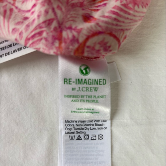 💗 NWT J.Crew Pink Cotton Floral Smocked Dress | Pockets | Flowy Fit 💗 - Picture 12 of 13